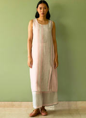 Yara Sleeveless Border Kurta