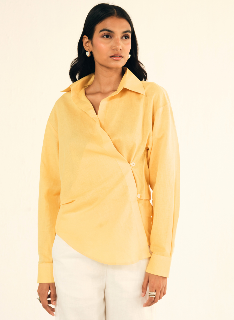 Yellow Linen Shirt