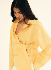 Yellow Linen Shirt