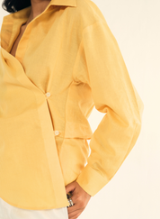 Yellow Linen Shirt