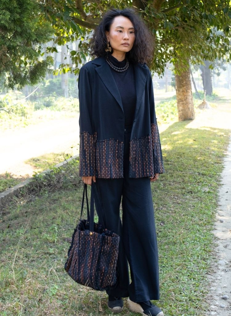 Black Copper Yin Yang Blazer