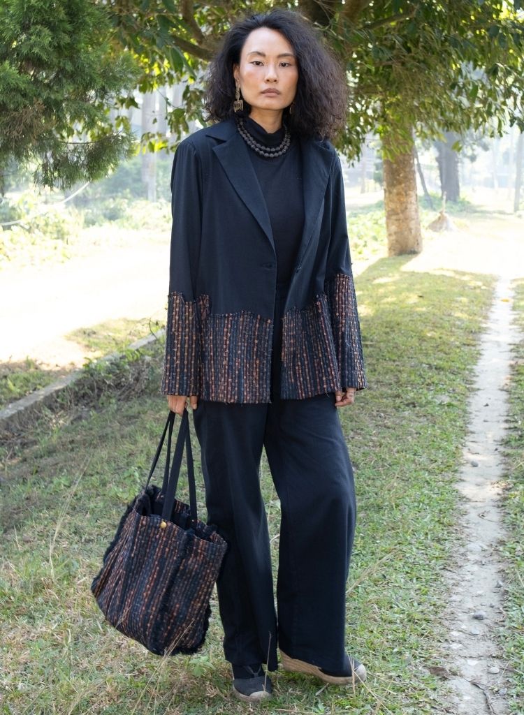 Black Copper Yin Yang Blazer