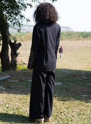 Black Copper Yin Yang Blazer