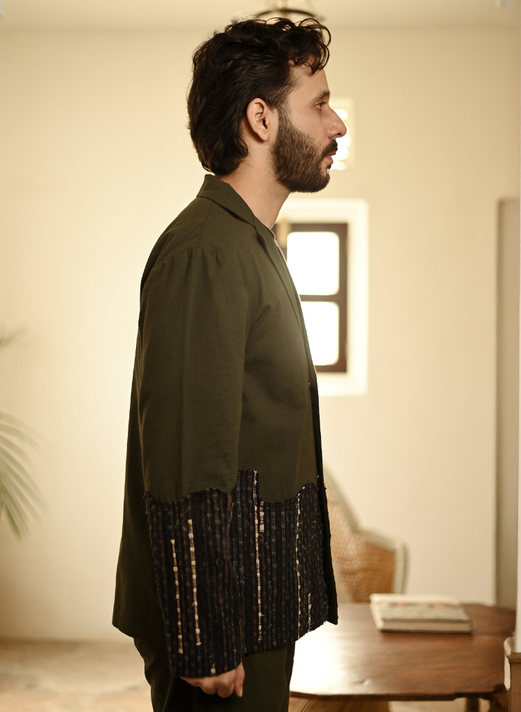 Green Ying Yang Blazer