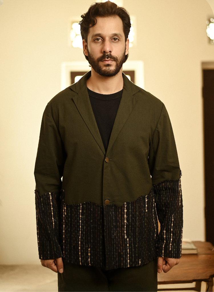 Green Ying Yang Blazer