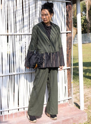 Green Yin Yang Blazer