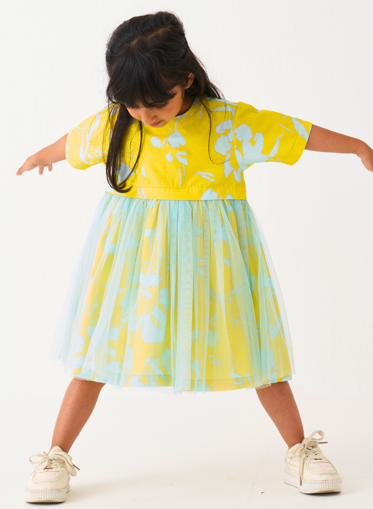 Yoke Frill Dress
