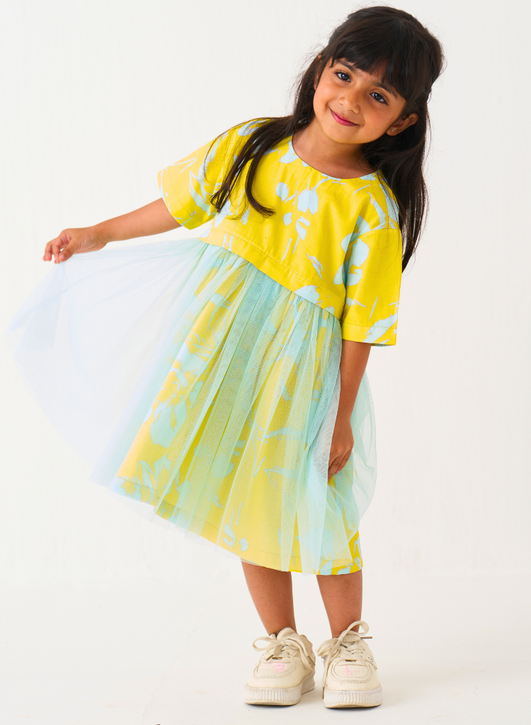 Yoke Frill Dress
