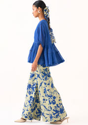 Printed Wide Leg Bottom