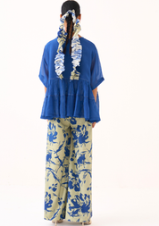 Printed Wide Leg Bottom