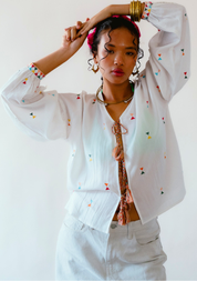 Yongli Tie-Up Blouse