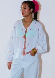 Yongli Tie-Up Blouse