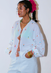 Yongli Tie-Up Blouse