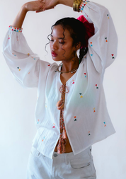 Yongli Tie-Up Blouse