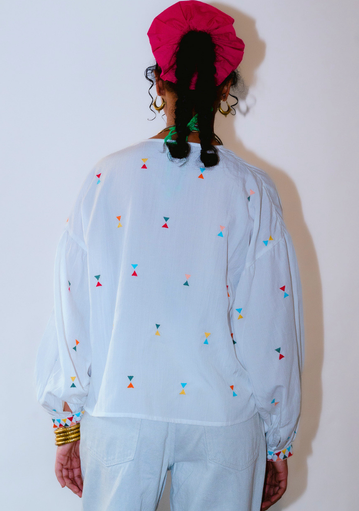 Yongli Tie-Up Blouse