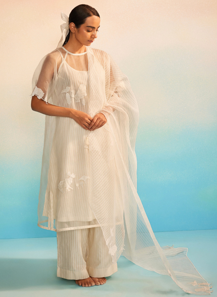Yuugen Organza Kurta Set