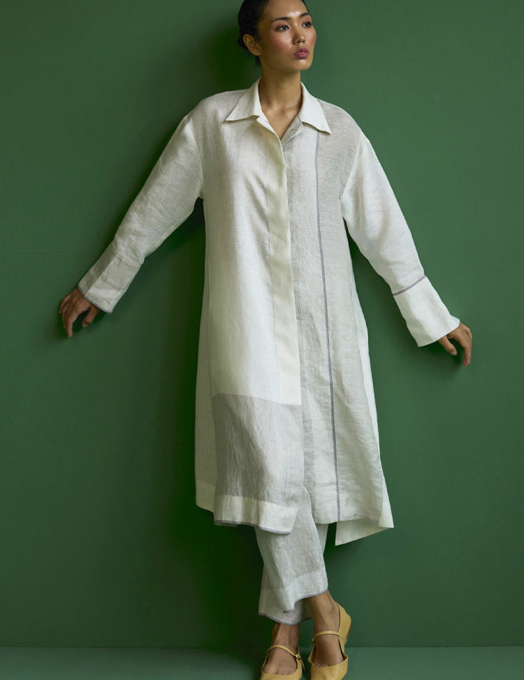 Ziza Metallic Shirt Kurta