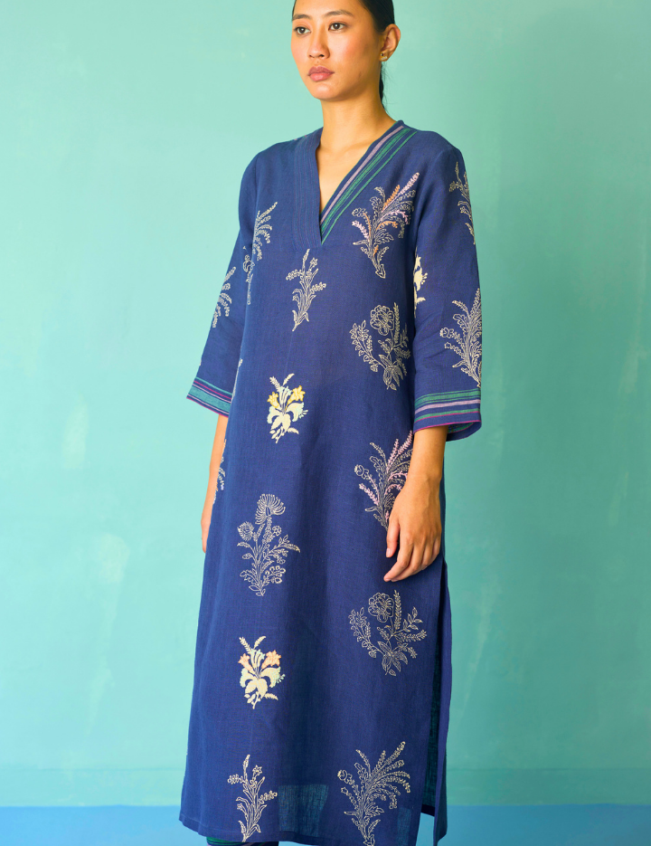 Zura Floral Kurta Set