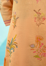 Zura Floral Embroidered Kurta