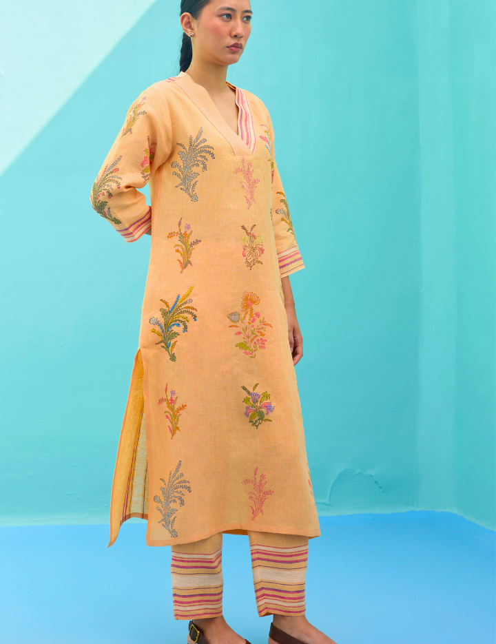 Zura Floral Kurta Set