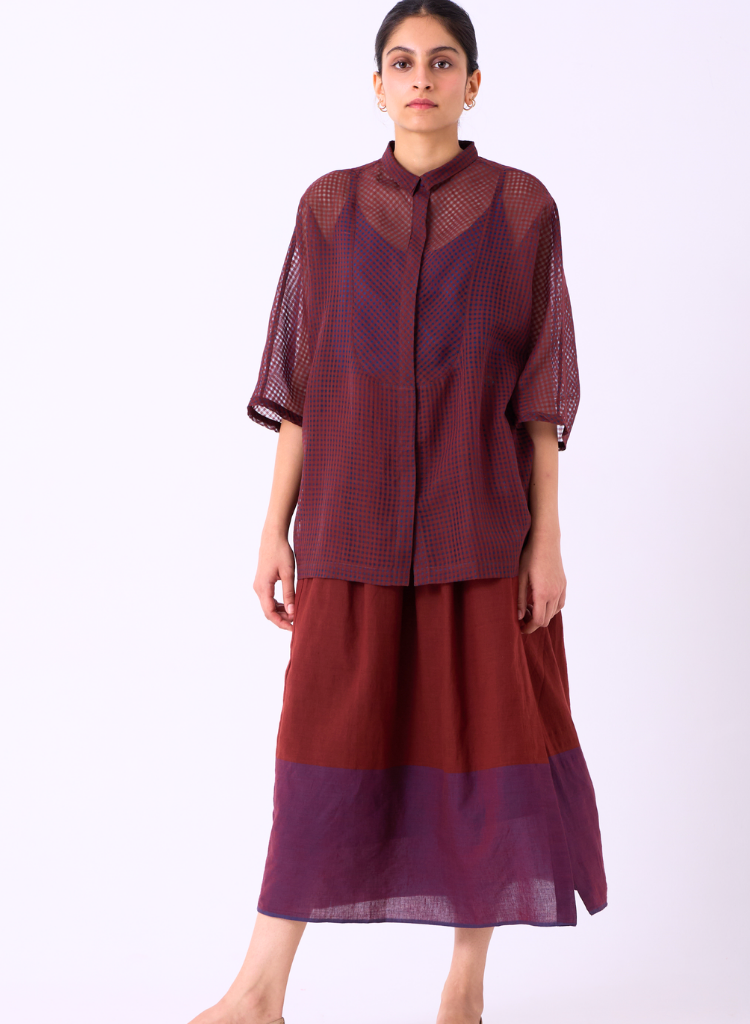 Zuri Checkered Top