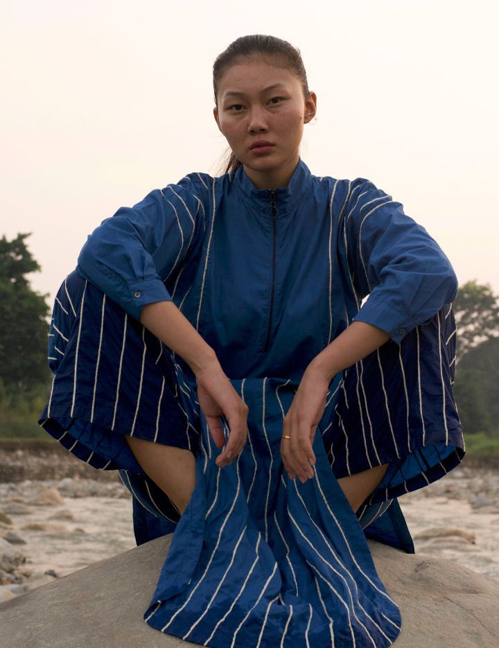 U-Yoke Embroidered Tunic