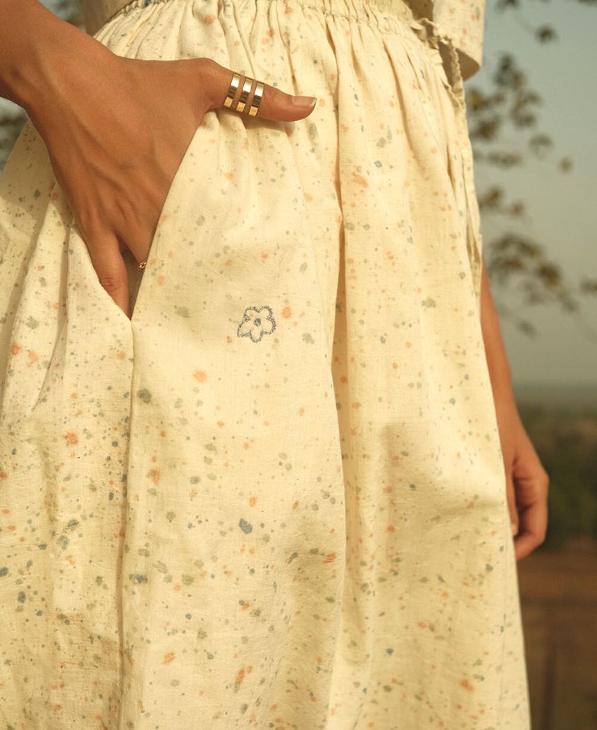 Daisy Splatter Skirt