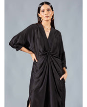 Asymmetric Draped Dress
