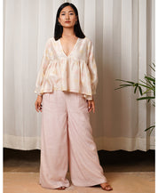 Blush Flared Pants