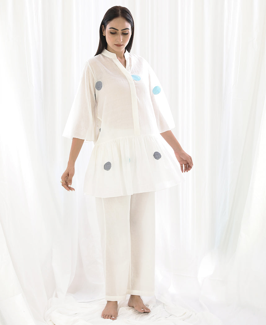 Bottom Flare Shirt Set