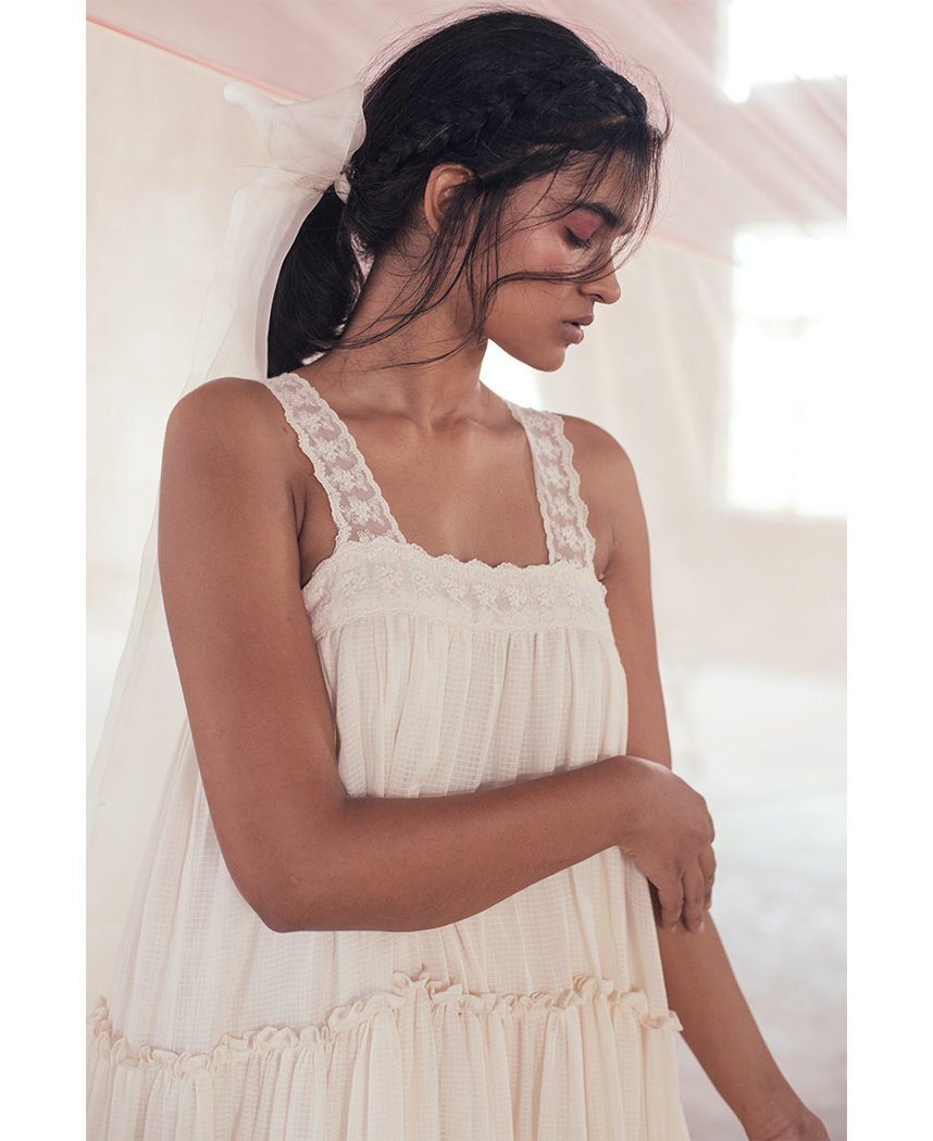 Carnation Tiered Maxi