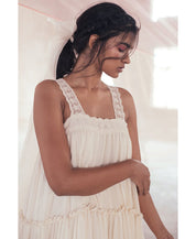 Carnation Tiered Maxi