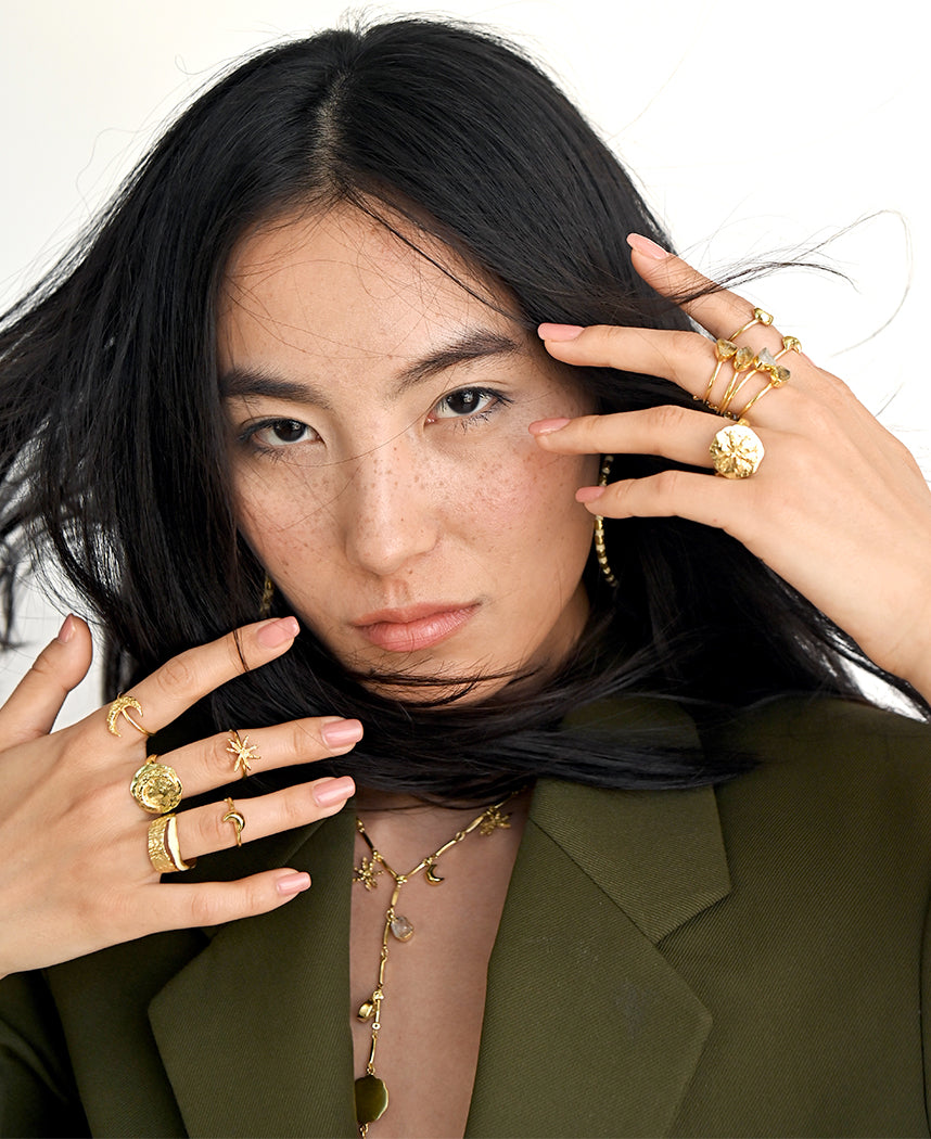 Cinnamon Statement Ring