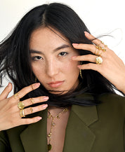 Cinnamon Statement Ring