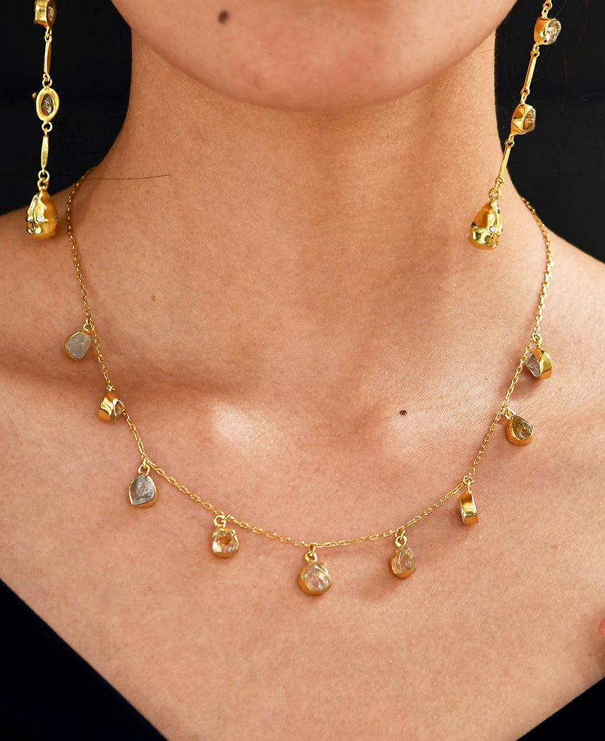 Crystal Coated Necklace