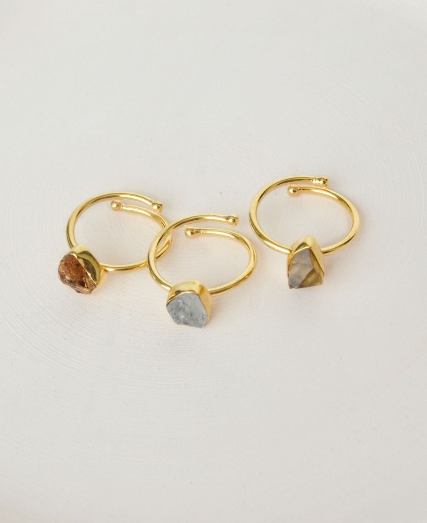 Crystal Ring Set