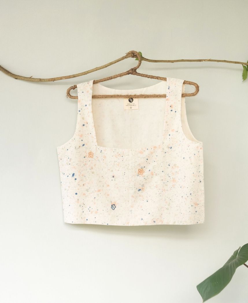 Daisy Splatter Top