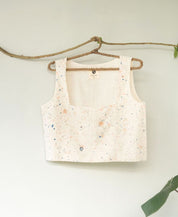 Daisy Splatter Top
