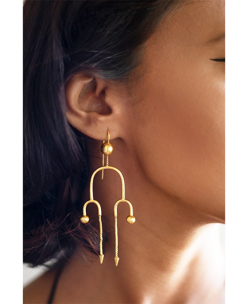 Deco Chrysler Earrings