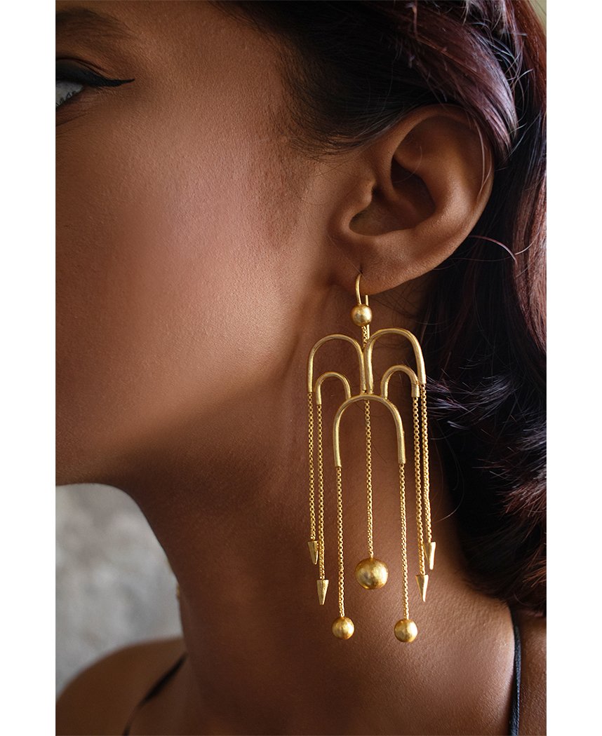 Deco Fountain Earrings