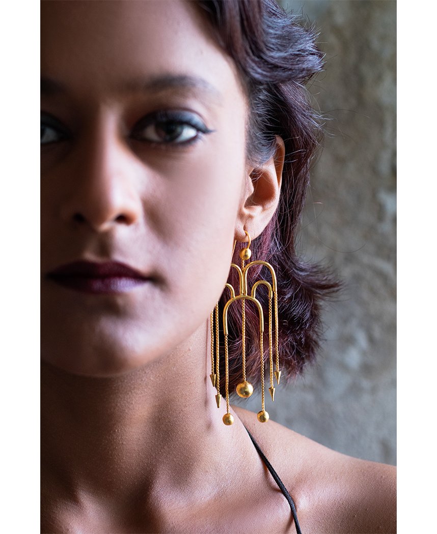 Deco Fountain Earrings