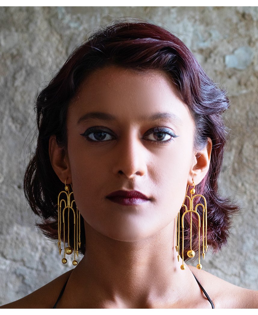 Deco Fountain Earrings