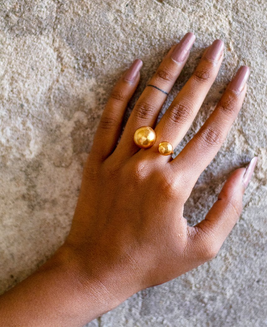 Deco Sphere Ring