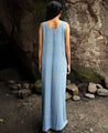 Sleeveless Blue Dress