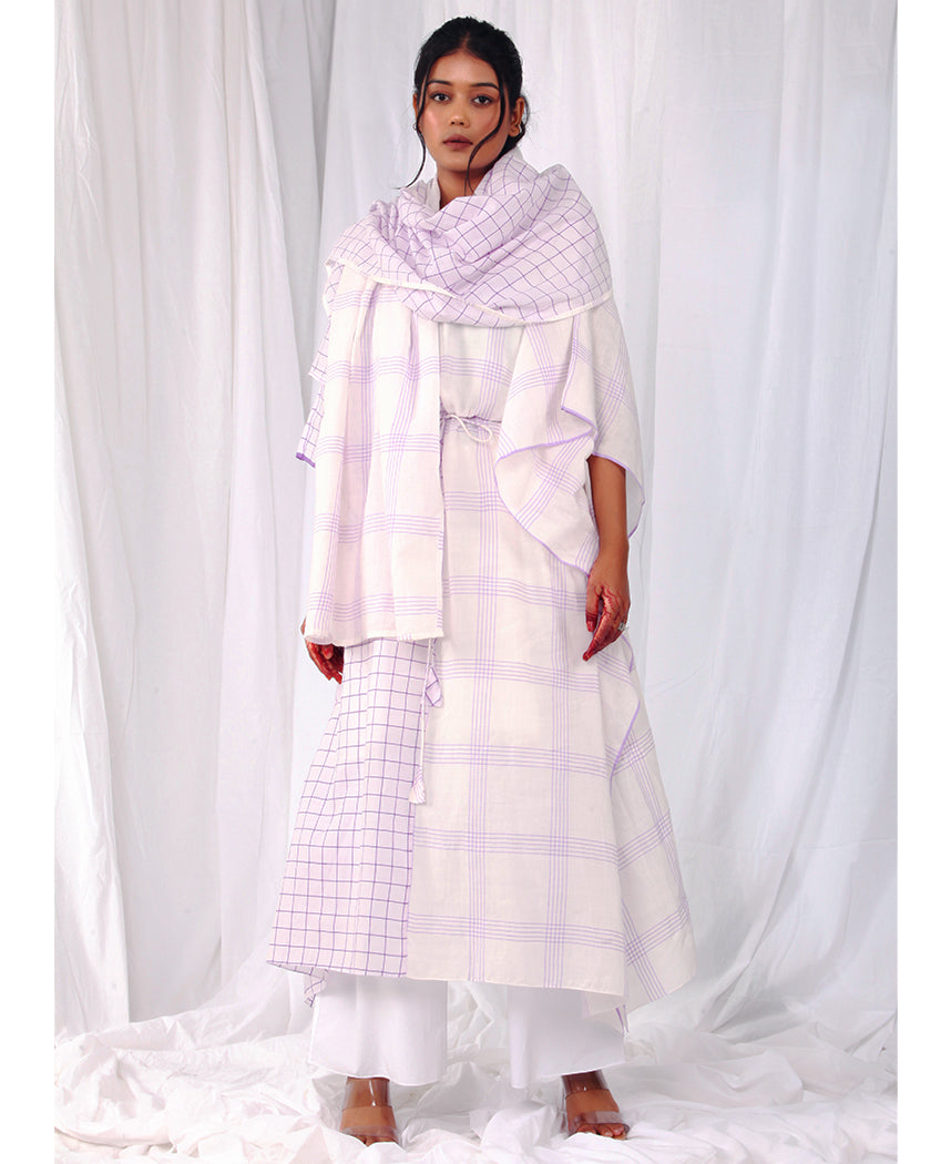 Dual Tone Kaftan Scarf Set