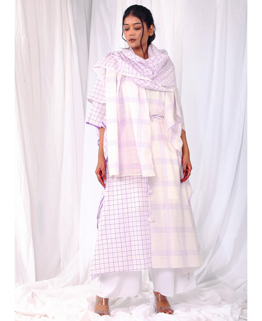 Dual Tone Kaftan Scarf Set