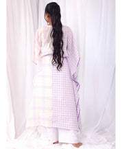 Dual Tone Kaftan Scarf Set