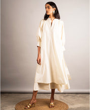 Ecru Layered Dress