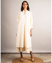 Ecru Layered Dress