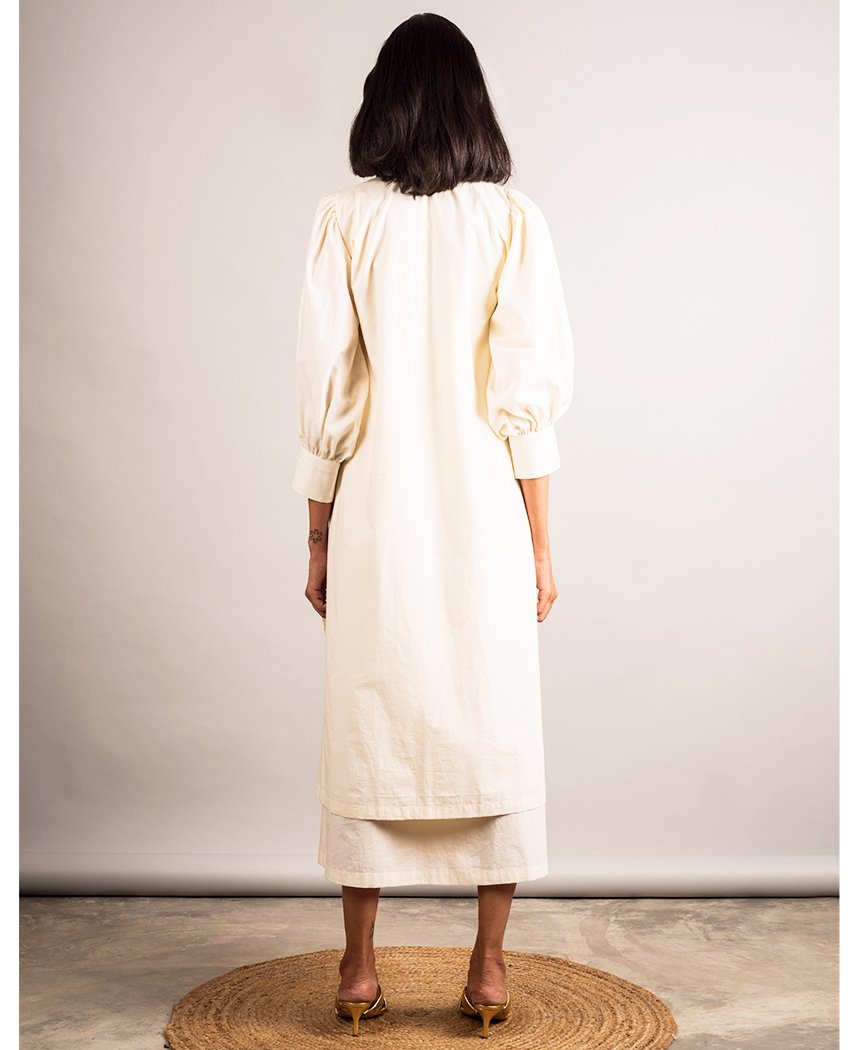Ecru Layered Dress
